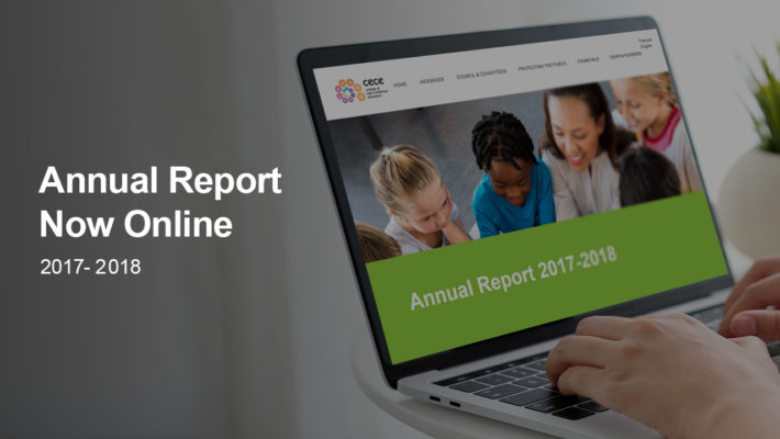 Announcement Annual report on line