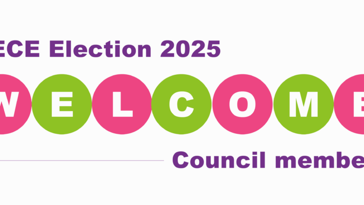 Image text reads “CECE Election Results 2025. Welcome Council Members”