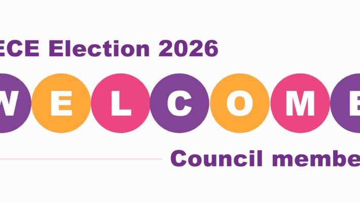 The word “Welcome” is shown in coloured circles